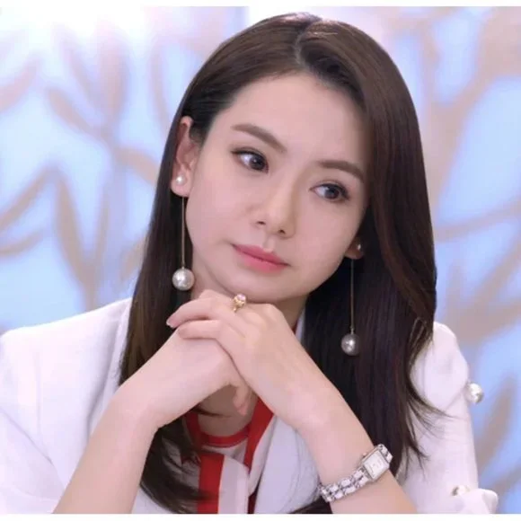 S925 Shell Pearl Long Earrings - Picture 4 of 11